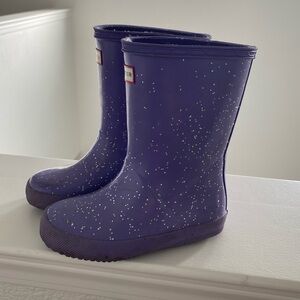 Hunter Girl’s First Classic Giant Glitter | Purple | Size 10